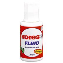 Kores Korrekturflüssigkeit , Fluid, , weiß, Inhalt: 20 ml
