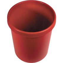 helit Papierkorb , the german, , 18 Liter, PE, rot