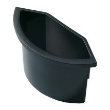 helit Papierkorb , the german line, , 18 Liter, PE, schwarz