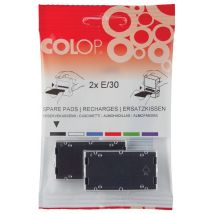 COLOP Ersatzstempelkissen E/2300/2, blau/rot, Doppelpack