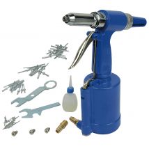 BRÜDER MANNESMANN Druckluft-Nietgerät-Set für Nieten