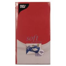 STARPAK Tischdecke , soft selection, , gefaltet, rot