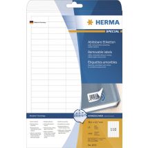 HERMA Universal-Etiketten SPECIAL, 45,7 x 21,2 mm, weiß