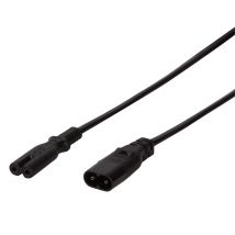 LogiLink Kaltgeräte-Verlängerungskabel, C8 - C7, 2,0 m