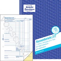 AVERY Zweckform Formularbuch , Kassenbuch EDV, , A4, 100 Blatt