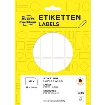 AVERY Zweckform Vielzweck-Etiketten, 62 x 19 mm, weiß, FP