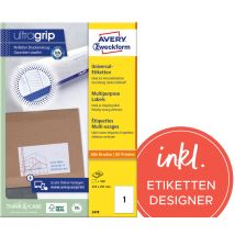 AVERY Zweckform Universal-Etiketten, 70 x 36 mm, weiß