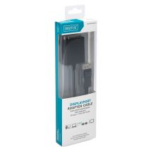 DIGITUS Adapterkabel, DisplayPort - DVI-I, 0,15 m, schwarz
