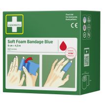 CEDERROTH Pflaster , Soft Foam Bandage, , blau