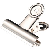 Wonday Briefklemmer aus Metall, Farbe: nickel, Breite: 60 mm