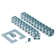 BACHMANN Kabelschlange Quadro-Set, Farbe: schwarz