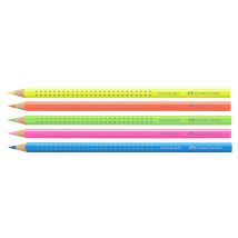 FABER-CASTELL Dreikant-Buntstift Colour GRIP, neongrün