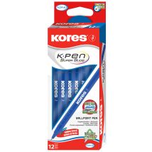 Kores Einweg-Kugelschreiber K-Pen Super Slide K0, schwarz