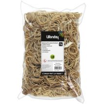 Wonday Gummiringe im Beutel, natur, 25,5 mm, Großpackung