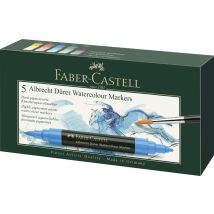 FABER-CASTELL Aquarellmarker ALBRECHT DÜRER, 5er Etui