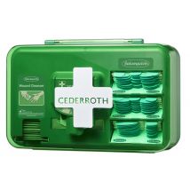 CEDERROTH Erste-Hilfe-Set Wound Care Dispenser Blue, Spender