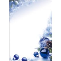 sigel Weihnachts-Motiv-Papier , Blue Harmony, , A4, 90 g/qm