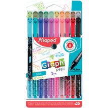 Maped Fineliner Graph, Peps Premium, 20er Kunststoff-Etui