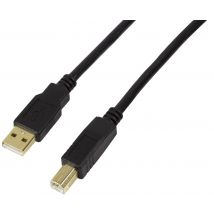 LogiLink USB 2.0 Aktives Verlängerungskabel, 10,0 m, schwarz