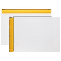 Hansa Klemmbrett, aus Aluminium, DIN A4 hoch, grau
