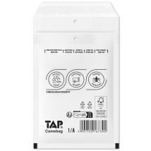 TAP Luftpolster-Versandtaschen COMEBAG, Typ F, weiß, 23 g