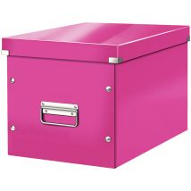 LEITZ Ablagebox Click & Store WOW Cube L, pink