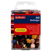 herlitz Reißnägel, weiß, Durchmesser: 9,5 mm