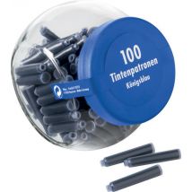 Pelikan Tintenpatronen im Glas, königsblau, 30er