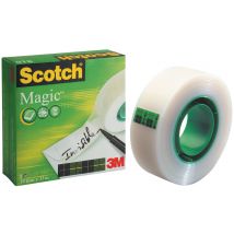 3M Scotch Klebefilm Magic 810, unsichtbar, 25 mm x 66 m