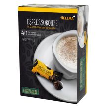 HELLMA Espresso-Bohnen in Zartbitterschokolade, Genießerbox