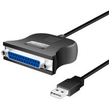 LogiLink USB 1.1 Druckerkabel, 25 Pol Sub-D, Länge: 1,8 m