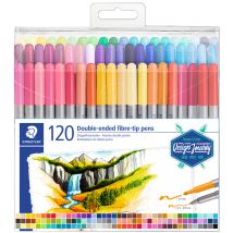 STAEDTLER Doppel-Fasermaler Design Journey, 120er Etui