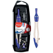 Maped Zirkelkasten Origin, 3-teilig, farbig sortiert