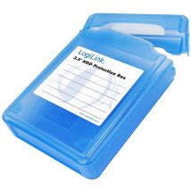 LogiLink HDD-Box für 3,5,  Festplatten, blau
