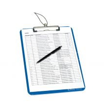 herlitz Klemmbrett easy orga to go, DIN A4, schwarz opak