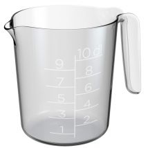 GastroMax Messbecher, 1,0 Liter, transparent