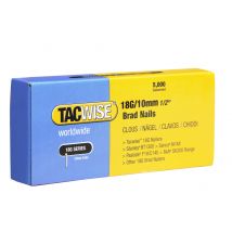 TACWISE Stiftnägel für Tacker 18G/10 verzinkt, 5.000 Stück
