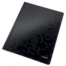 LEITZ Schnellhefter WOW, DIN A4, Karton, schwarz
