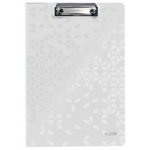 LEITZ Klemmbrett-Mappe WOW, DIN A4, Polyfoam, weiß