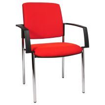 Topstar Besucherstuhl , BtoB 10 Polster, , rot