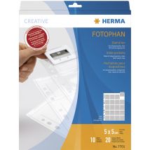 HERMA Diahüllen für Kleinbilddias 5 x 5 cm, klar/matt