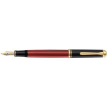 Pelikan Füllhalter , Souverän 600, , schwarz/rot, F
