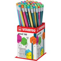 STABILO Bleistift pencil 160, mit Radierer, 72er Display