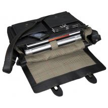 PRIDE&SOUL Umhängetasche , TANK, , aus Leder, dunkelbraun