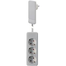 BACHMANN Flachstecker FLAT PLUG mit 3-fach Steckdosenleiste