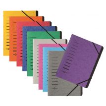 PAGNA Ordnungsmappe , Sorting File, , 7 Fächer, rot