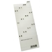 HAN Karteiregister A-Z, PP, A8 quer, transluzent, 12-teilig