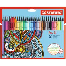 STABILO Fasermaler Pen 68, 30er Kartonetui