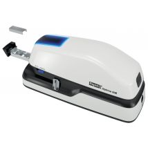 Rapid Elektrisches Heftgerät Optima 20E, weiß/grau/blau