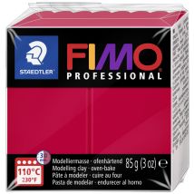 FIMO PROFESSIONAL Modelliermasse, ofenhärtend, karmin, 85 g